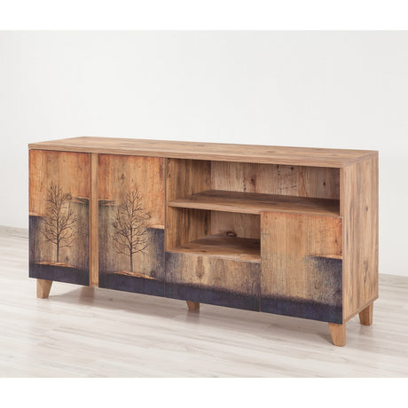 Dressoir Marina Mila Atlantisch Dennenhout Melamine 160x76x45 cm