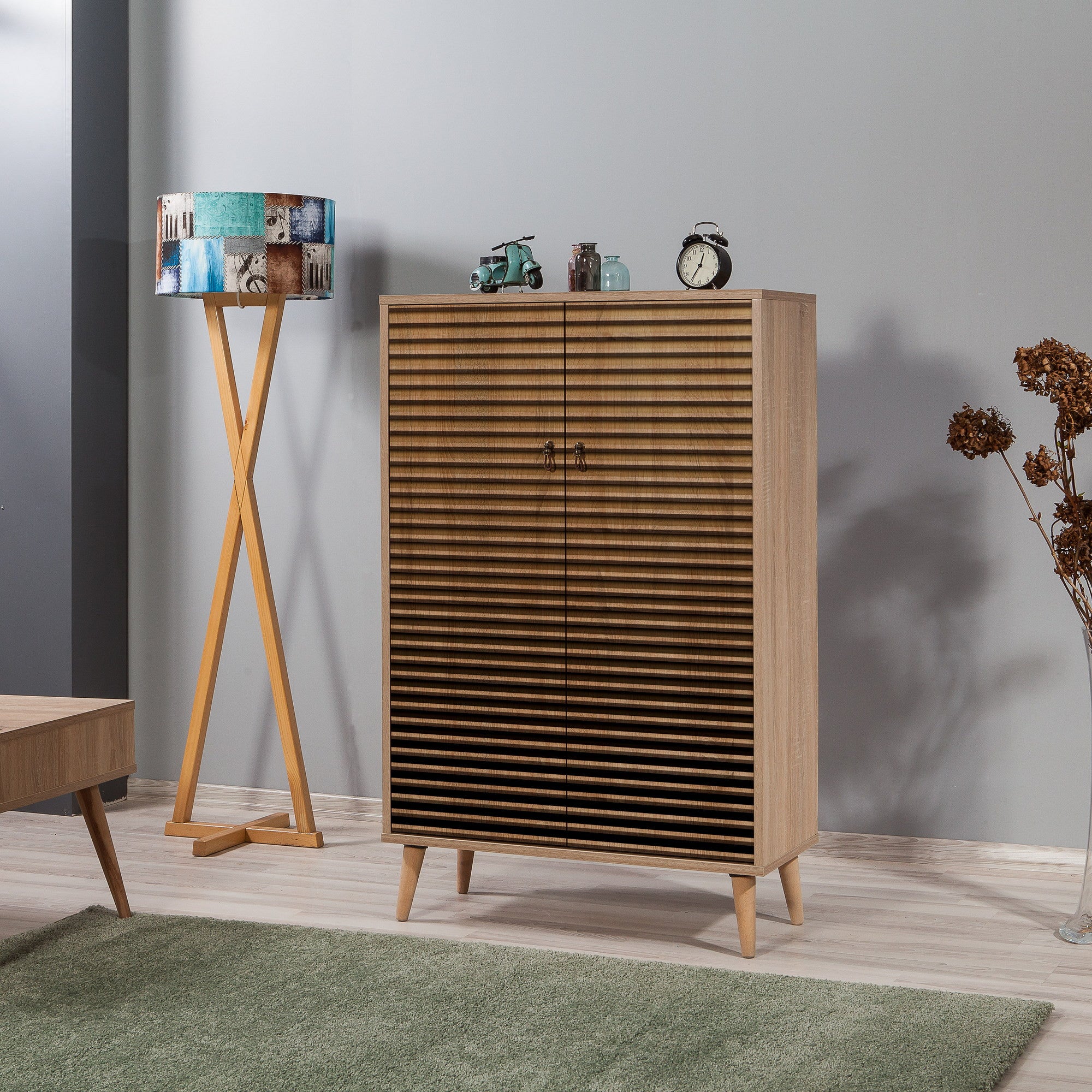 Wandkast Multibox Sonoma Eik Melamine 80x127x36 cm – Dimehouse