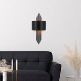 Wandlamp 1-lichts Zwart Metaal Andes