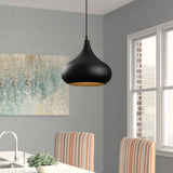 Hanglamp Zwart Goud Metaal Forge