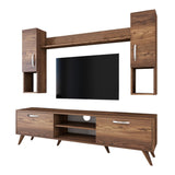 TV Meubel Set Alta Walnoot Melamine 180x48,6x35 cm