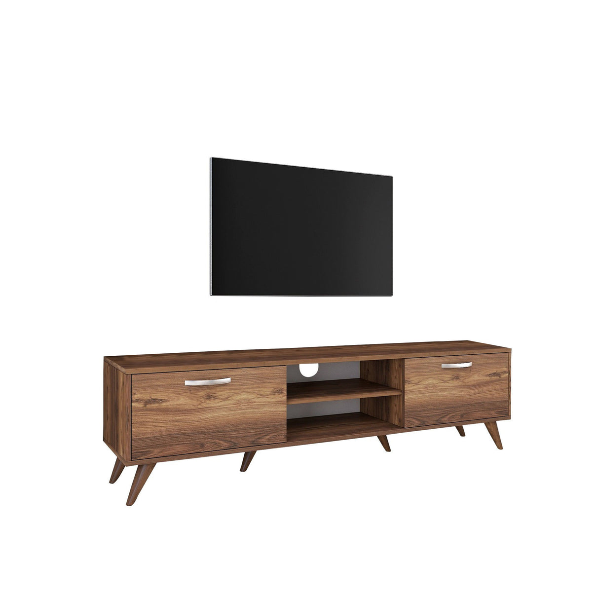 TV Meubel Corfu Walnoot Melamine 180x48,6x35 cm