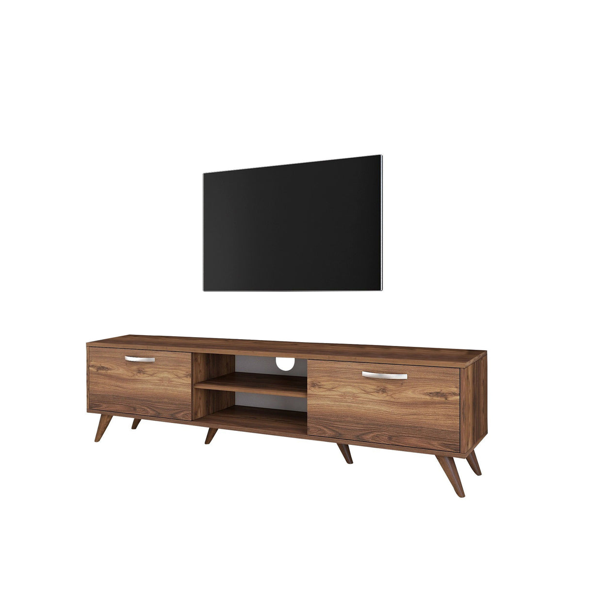 TV Meubel Corfu Walnoot Melamine 180x48,6x35 cm