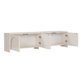 Aurelia tv-meubel crème 180 cm Gemelamineerd hout