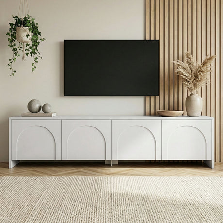 Aurelia tv-meubel wit 180 cm Gemelamineerd hout