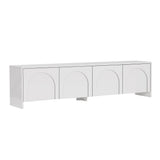 Aurelia tv-meubel wit 180 cm Gemelamineerd hout