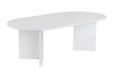 Ovale Salontafel Sapphire Wit Sabla - 119x60