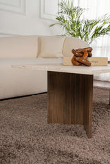Sabin - Travertine, Venezia Walnut Travertine Walnut 100% MELAMINE COATED PARTICLE BOARD