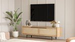 TV Meubel Kosmos Walnoot Eik Melamine 160x45,1x35,5 cm