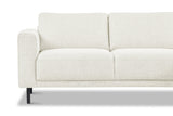 Moderne Hoekbank Rechts Beige Stof Aniko met Chaise Longue 238x142x78 cm