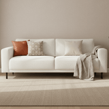 Moderne 3-zits Bank Beige Stof Aniko 213x90x78 cm