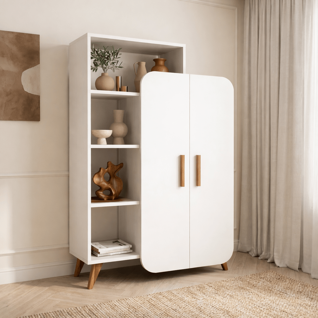 eenvoudige boekenkast, hout, espresso, 24,13 x 24,13