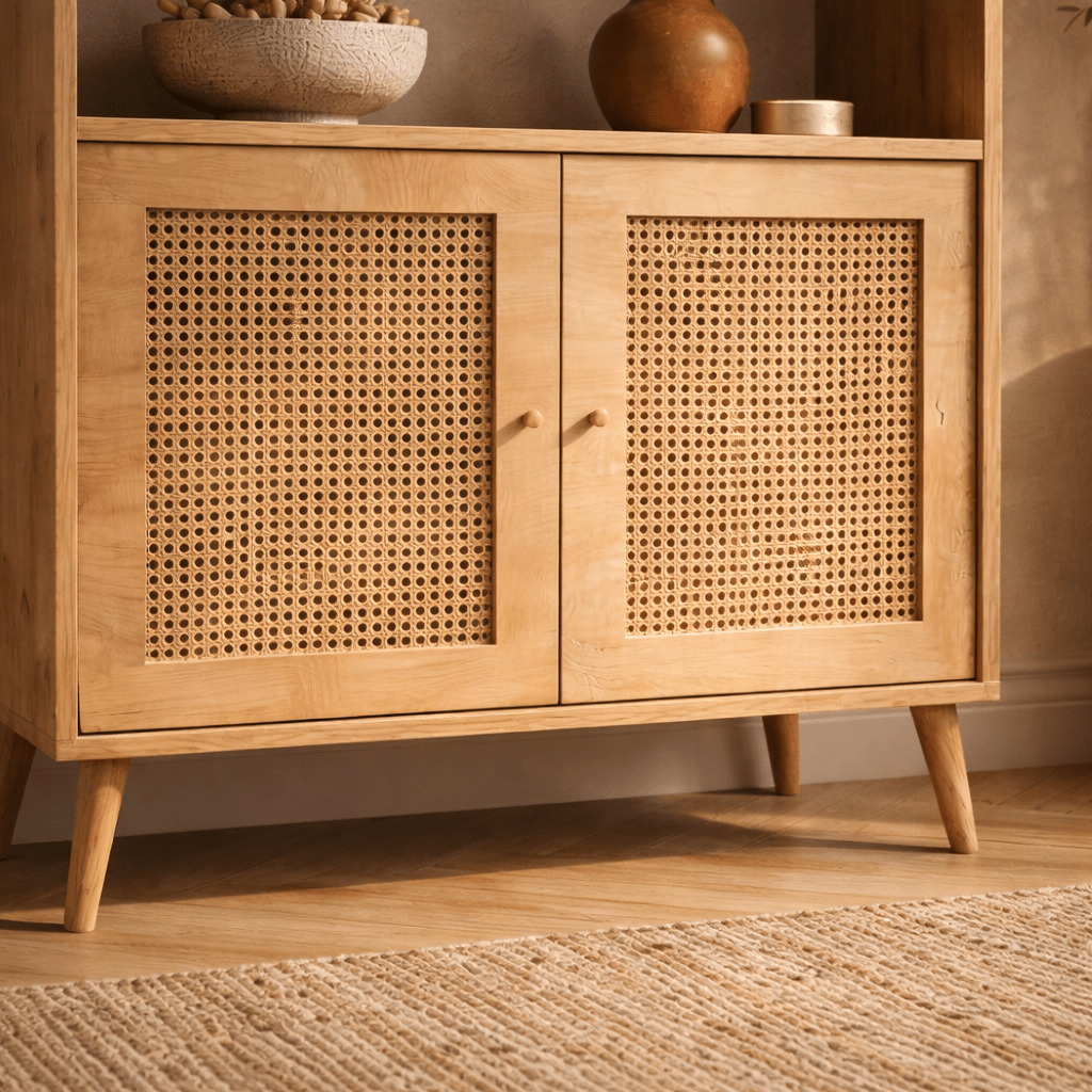 Boekenkast Hazeran Eik Beukenhout 40x90x158 cm