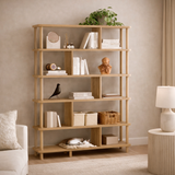 Boekenkast Meta Atlantisch Dennenhout Melamine 120x168,5x28 cm