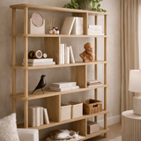 Boekenkast Meta Atlantisch Dennenhout Melamine 120x168,5x28 cm