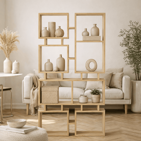 Boekenkast Rail Eik Melamine 79x166,5x24 cm