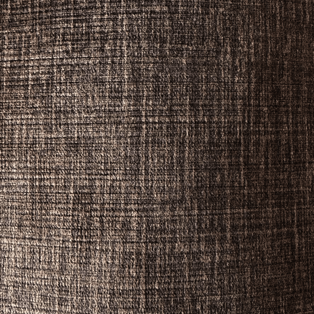 Hoekbank ronde longue mokka bruin velvet structuurstof Dwayne - rechts