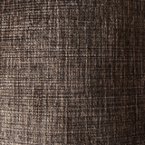 Hoekbank ronde longue mokka bruin velvet structuurstof Dwayne - rechts