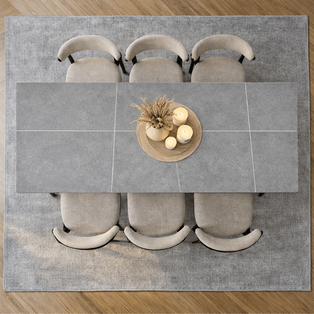 Eettafels - Eettafel Sintered Stone Marmerlook Grijs - Jules - Dimehouse