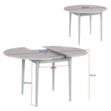 Eettafel Travertine Melamine uitschuifbaar 100-130 cm - Vienna