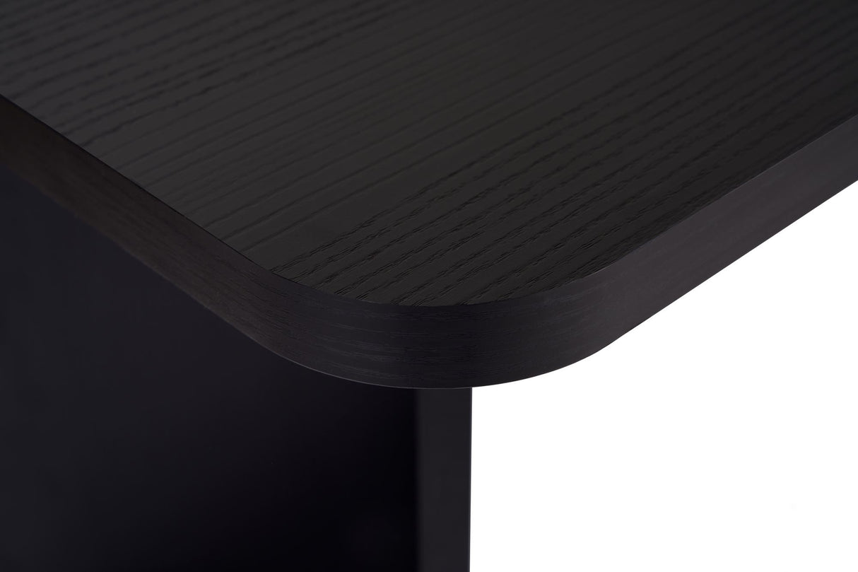 Eettafel Zwart Melamine rechthoekig 180x89,5x75 cm - Linova