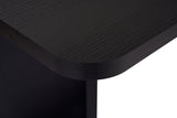 Eettafel Zwart Melamine rechthoekig 180x89,5x75 cm - Linova