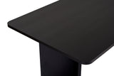 Eettafel Zwart Melamine rechthoekig 180x89,5x75 cm - Linova
