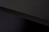 Eettafel Zwart Melamine rechthoekig 180x89,5x75 cm - Linova