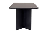 Eettafel Zwart Melamine rechthoekig 180x89,5x75 cm - Linova
