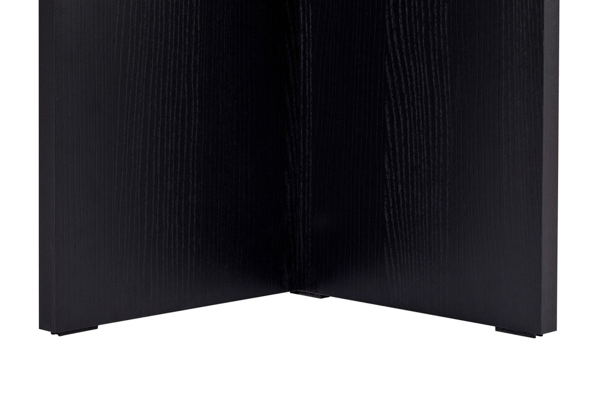 Eettafel Zwart Melamine rechthoekig 180x89,5x75 cm - Linova