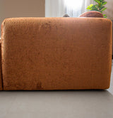 Banken-U-bank oker chenille stof - 342x165 cm - Shane-Dimehouse