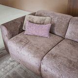 Banken-Hoekbank taupe chenille stof - 292x170 cm - Shane - rechts-Dimehouse