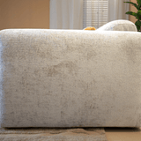 Banken-2-zits bank beige chenille stof - 195x85 cm - Shane-Dimehouse
