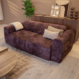Banken-2-zits bank paars chenille stof - 195x85 cm - Shane-Dimehouse