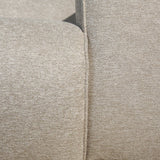 Banken-Hoekbank beige chenille bouclé - 305x169 cm - Jaylen - rechts-Dimehouse