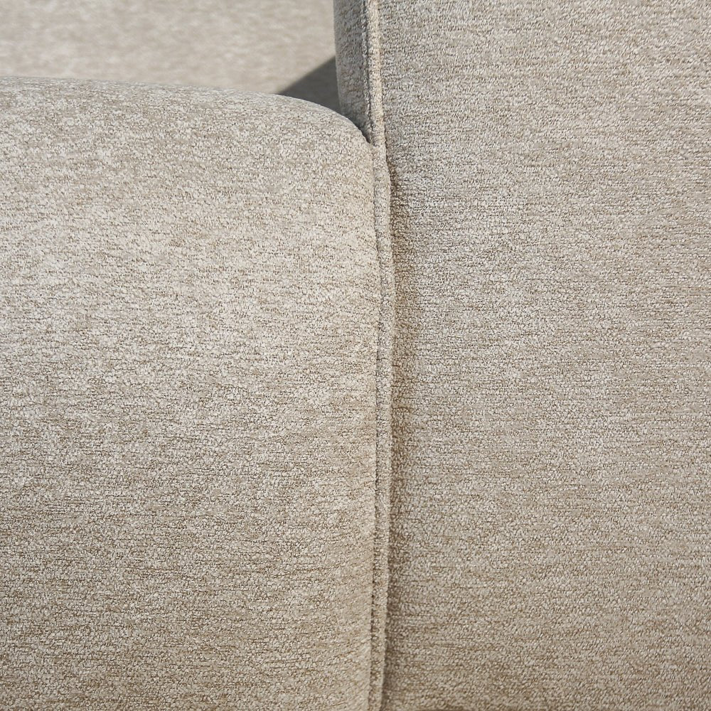 Banken-2-zits bank beige chenille bouclé - 186x98 cm - Jaylen-Dimehouse