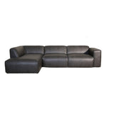 Banken-Hoekbank antraciet ecoleer - 305x169 cm - Jaylen - links-Dimehouse
