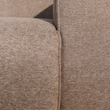Banken-2-zits bank taupe chenille bouclé - 186x98 cm - Jaylen-Dimehouse