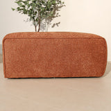 Hockers-Hocker koper chenille bouclé - 98x88x43 cm - Jaylen-Dimehouse