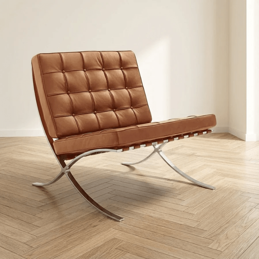 Fauteuils - Design fauteuil cognac premium leer Expo - Dimehouse