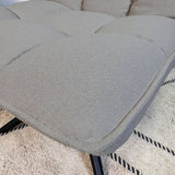 Draaifauteuil Yuki Taupe Bouclé 360° Draaibaar