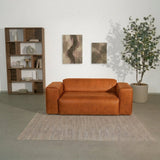 Banken-2-zits bank cognac ecoleer - 186x98 cm - Jaylen-Dimehouse