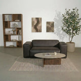 Banken-2-zits bank antraciet ecoleer - 186x98 cm - Jaylen-Dimehouse