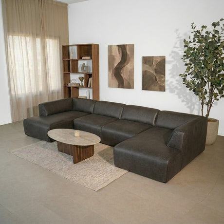 Banken-U-bank antraciet ecoleer - 370x169 cm - Jaylen-Dimehouse