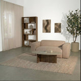 Banken-2-zits bank taupe chenille bouclé - 186x98 cm - Jaylen-Dimehouse
