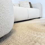 Hoekbank organische vorm crème bouclé Sophie - links