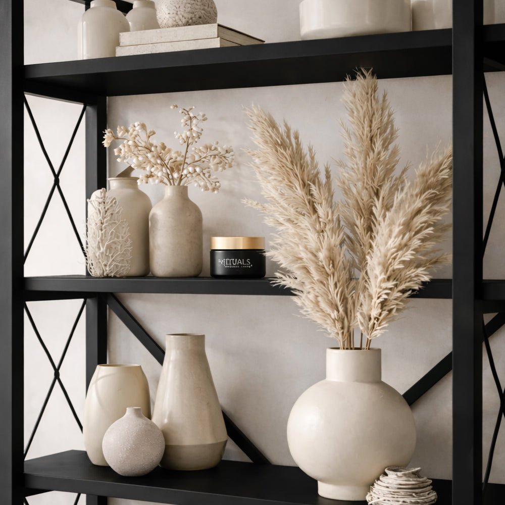 Industriële boekenkast zwart melamine Ely - Zwart Frame - 180x90 cm