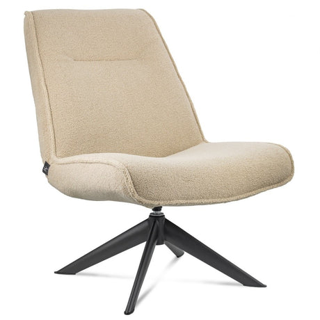 Draaibare fauteuil Marijn teddy beige