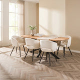 Deens Ovale Eettafel Laurie Acaciahout 215x105