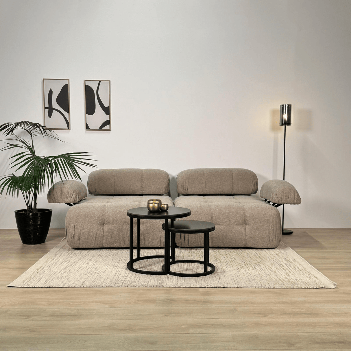 Modulaire bank 2-zits Doblo beige